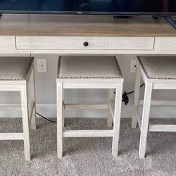 Ashley Furniture Table With Three Stools