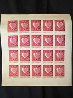 USPS  FOREVER Postage Stamps Sheet