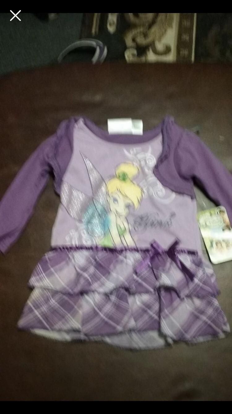 Tinkerbell dress 18 months bnwt