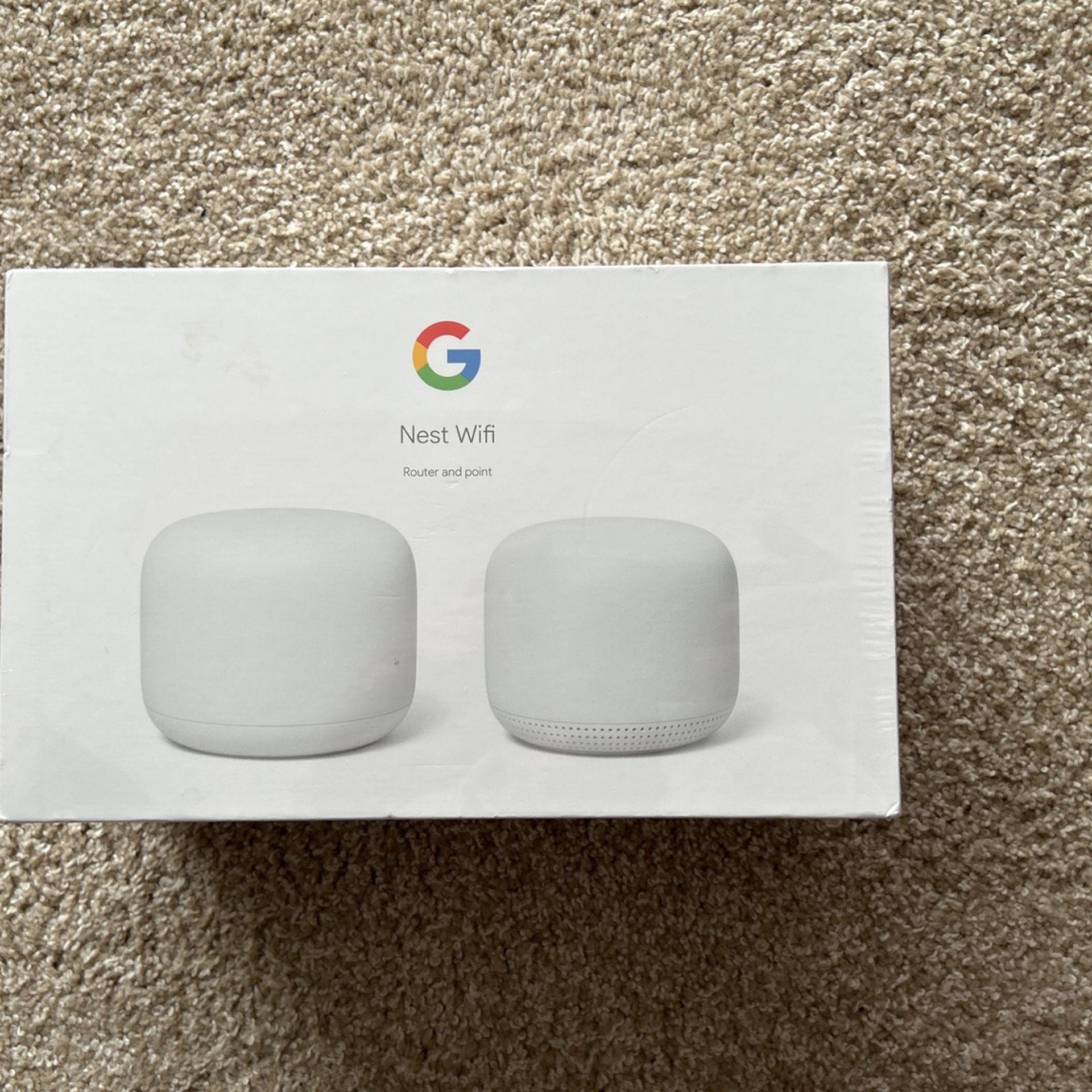 Google Nest WiFi Router And Point