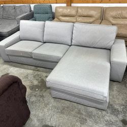 Grey L Shaped Sectional Couch “WE DELIVER”
