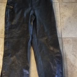 Leather Overalls Brand new W/tags $150