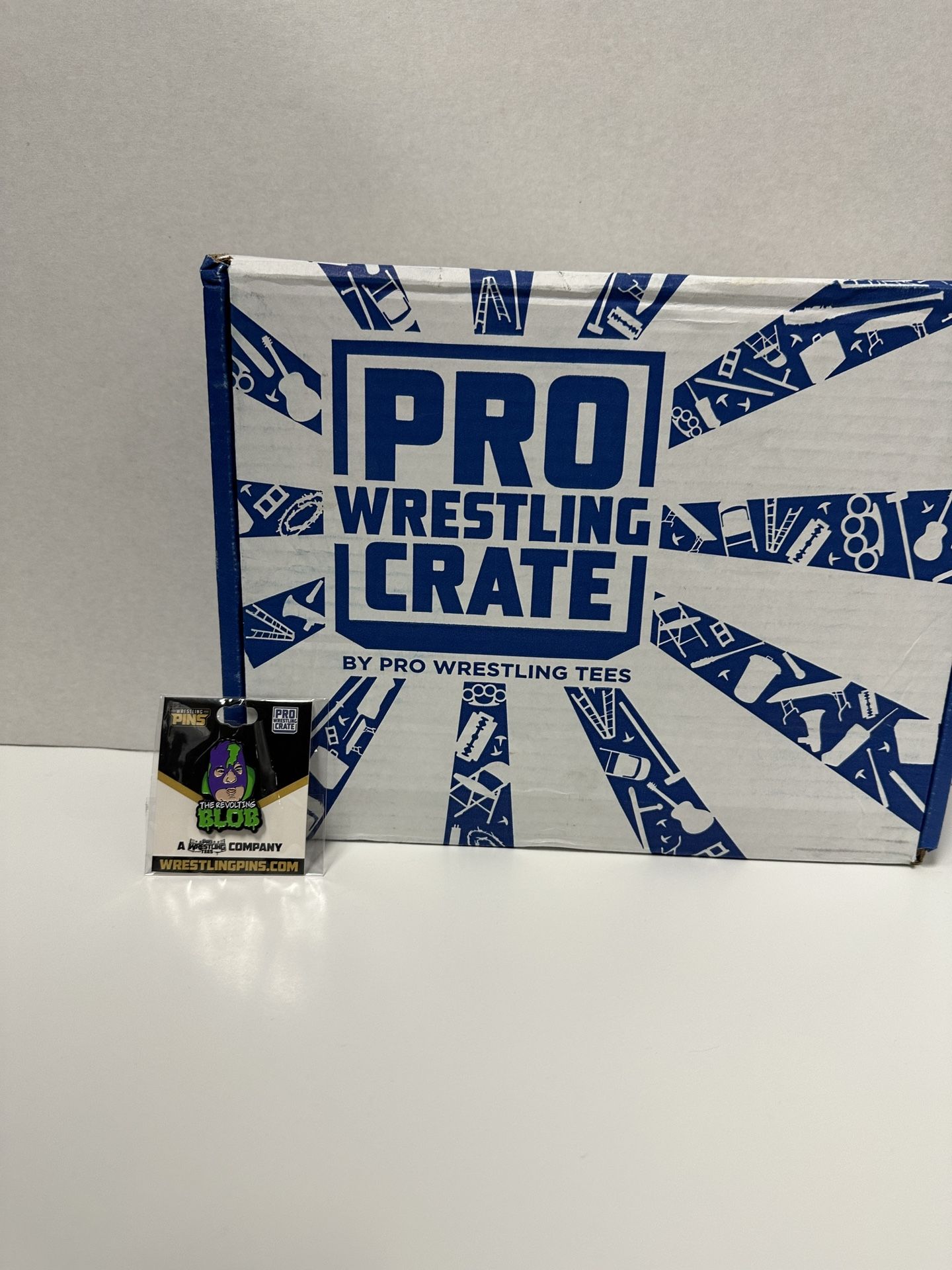 The Revolting Blob Pro Wrestling Crate Exclusive Collectible Pin