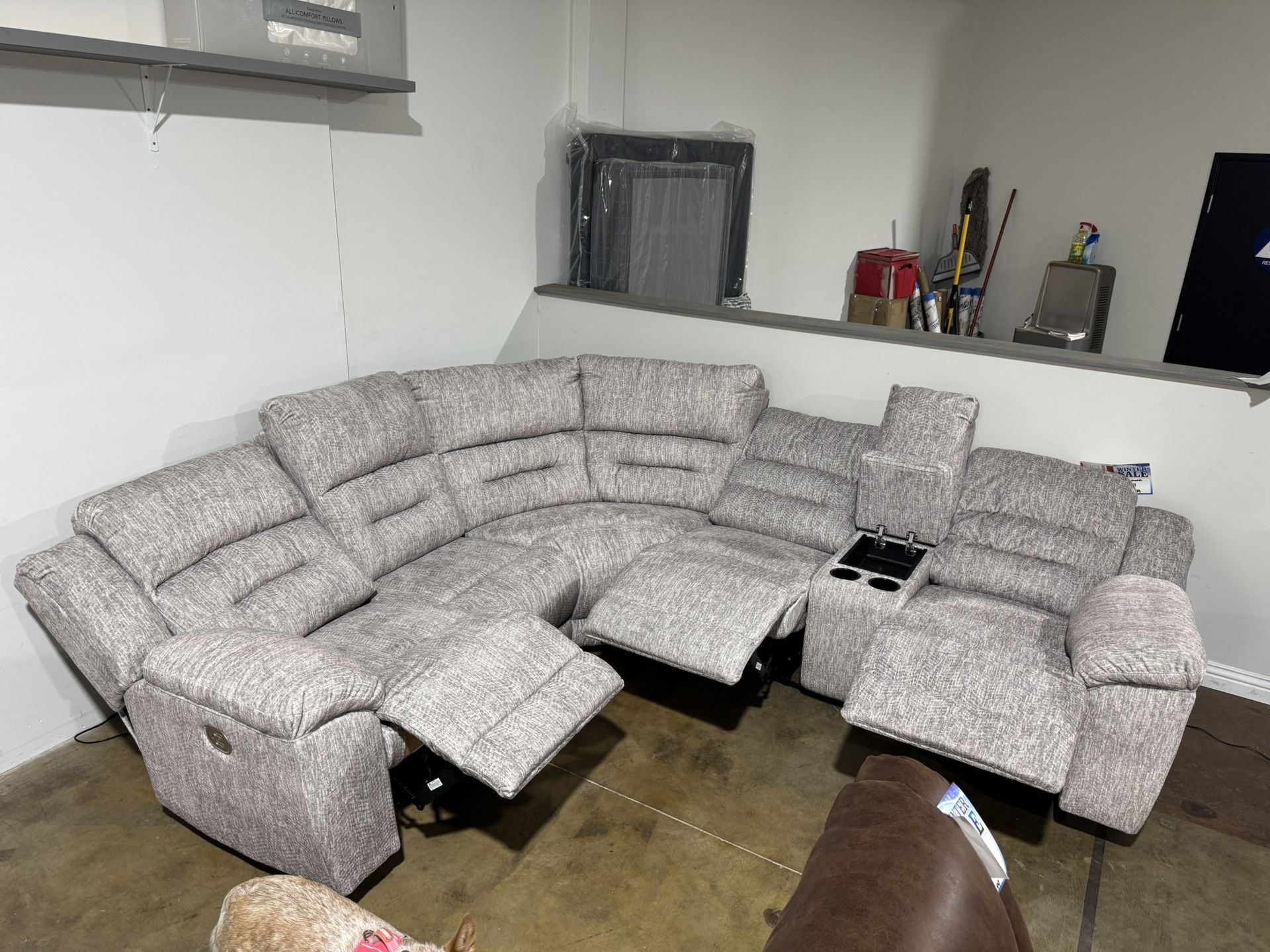 Power Reclining Ultra Soft Cozy Sectional