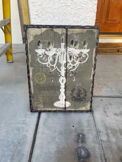 Picture made from wood