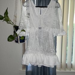 White Dress Size M