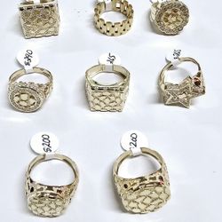 10k Rings (Prices On Pictures, Prices Are Firm)