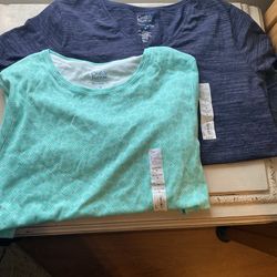 NWT Two Women’s Croft & Barrow The Classic Tee Shirts Size 1X- Price Is For Both Shirts Together