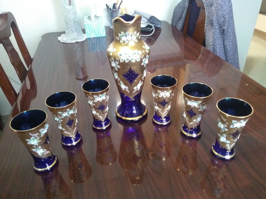 Czechoslovakian Real 1975 Natural Authentic Color Glass