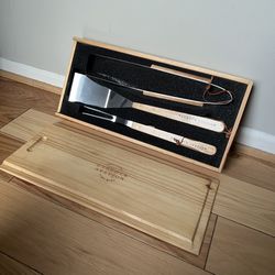 Banrock station Premium Set of 3 BBQ Stainless Steel Grilling Utensils/ Tools