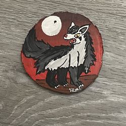 Pokémon Mightyena Hand painted ornament