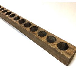 Sugarmold Wooden Candleholder-Mold Only-12 Hole-Natural