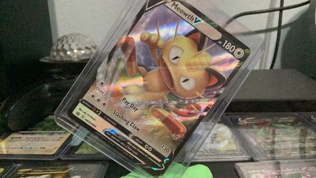 Meowth V Pokémon card