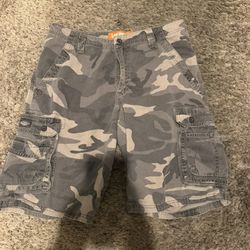 Camouflage Jean Shorts 