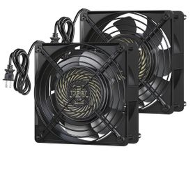 DEWENWILS 2 Pack 120V AC Fan, Waterproof Exhaust Fan 120mm