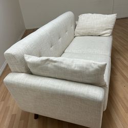 2 seater fabric sofa in Beige