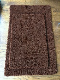 GORILLA GRIP Bath Mats: 44"x26" & 30"x20"