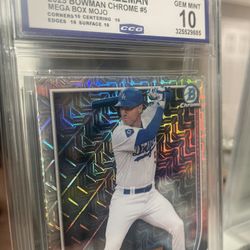 Freeman Dodgers Collectible Grade Card 