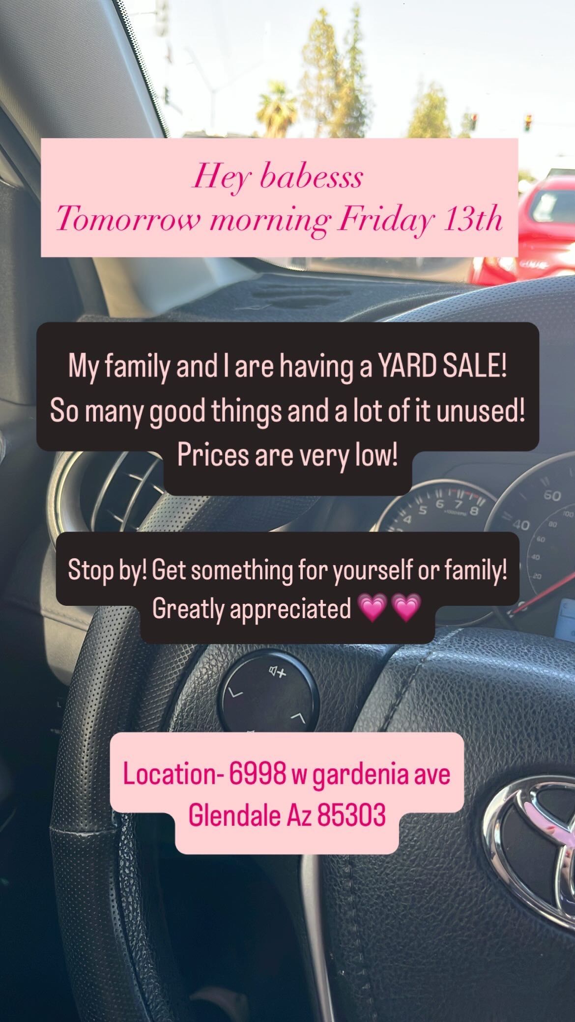 YARD SALE!!!