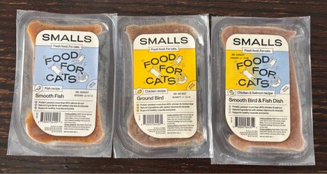 14 packs of smalls fresh cat food
