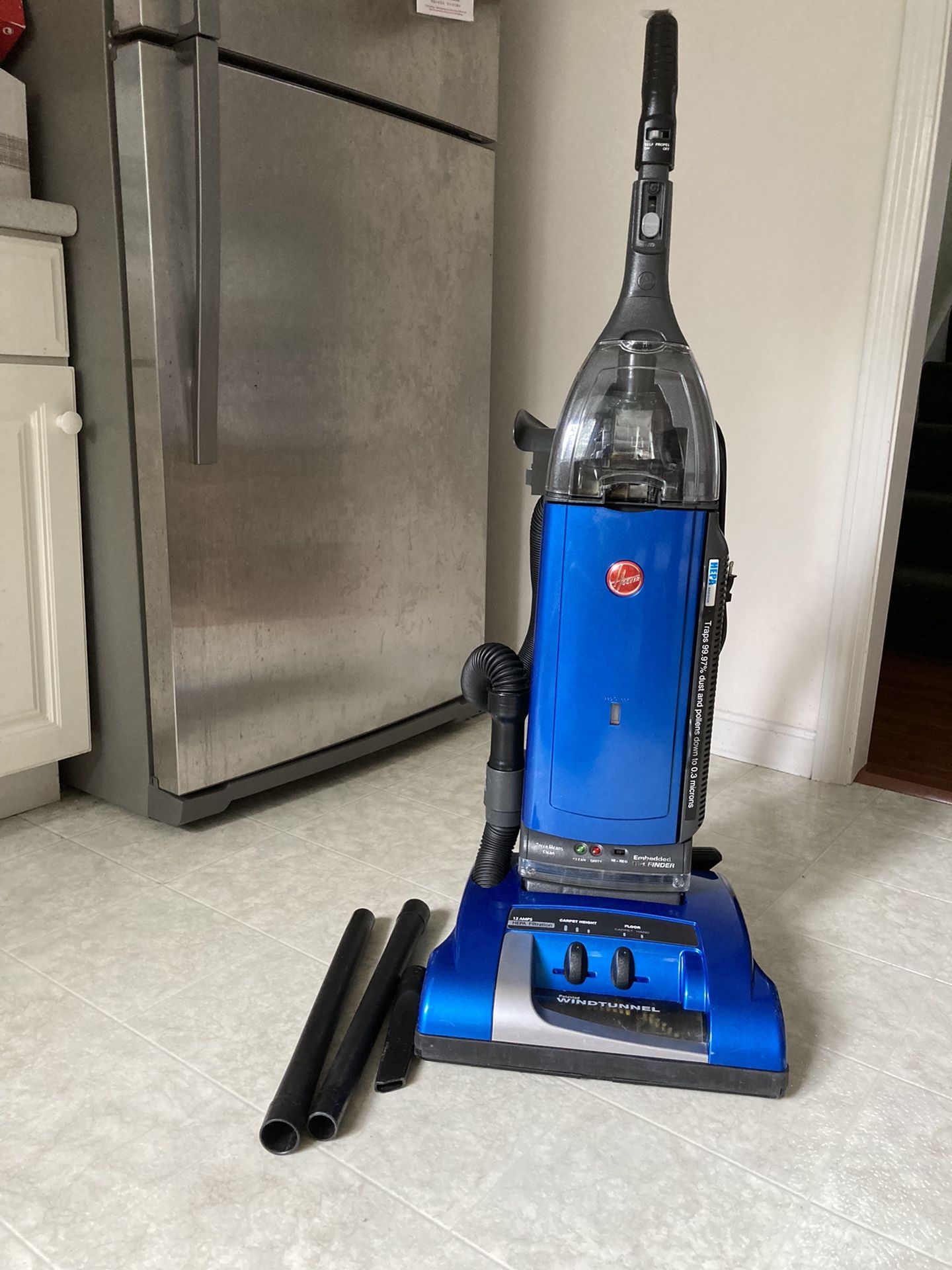 Hoover Windtunnel Bagged Upright Vacuum Cleaner Self Propelled U6485-900 Blue