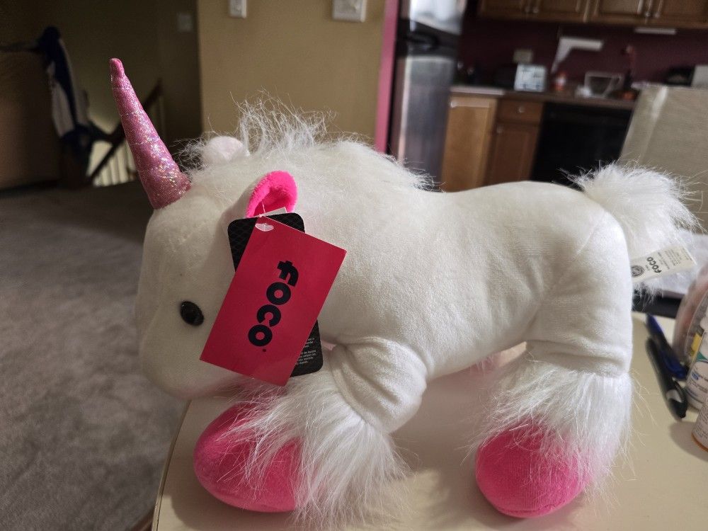 CHICAGO BLACKHAWKS PLUSH UNICORN NEW