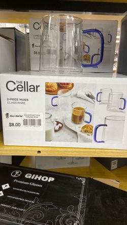Glass Mugs The Cellar 2-Piece Glass Mugs