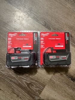 Milwaukee M18 2pk 5.0ah Batteries (2x$120)
