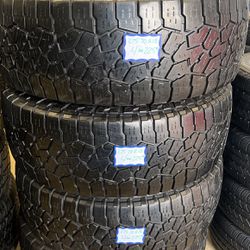 🛞SET OF 4 USED TIRES🛞 275/70/18 FALKEN AT3 •INCLUDING INSTALL/BALANCE•