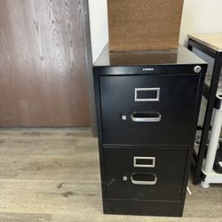 HON 2-Drawer File Cabinet – Heavy Duty (Locking)