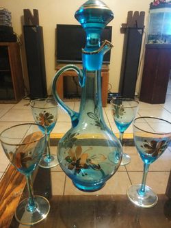 Beautiful glass set