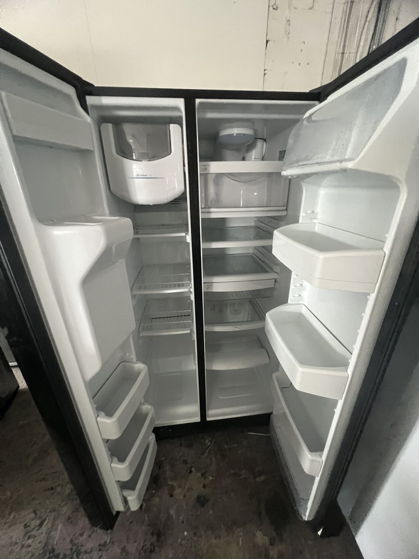 GE Black Side-by-Side Refrigerator