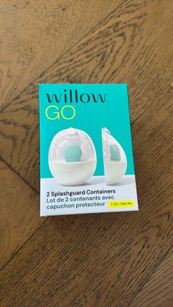 Willow Go 7 oz splash guard containers