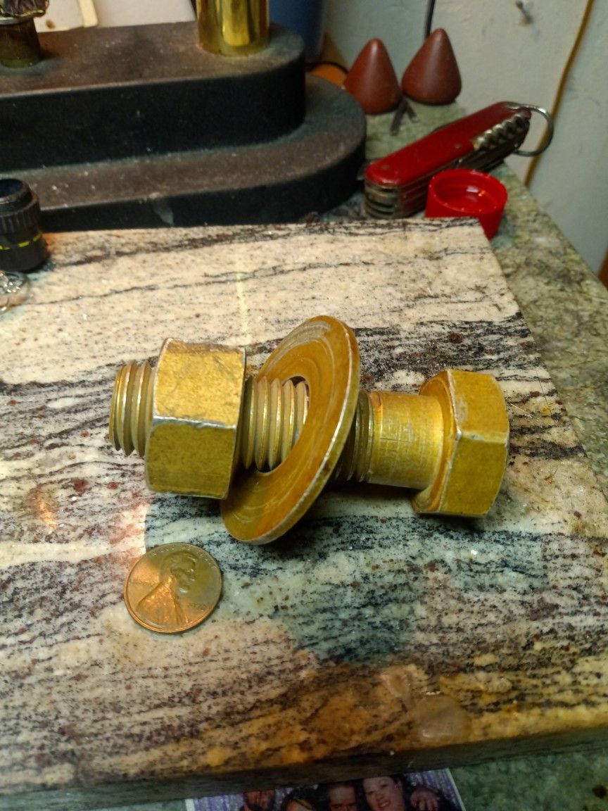 Vintage 1/16 Nut Bolt Very Hard To Find I Think It Went To Something That Flys Because It's So Light Very Rare.