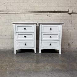 Delivery Is Available Like New Solid Wood Whit Nightstands $550 Obo!