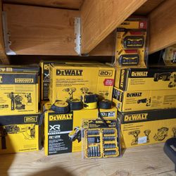 Dewalt & Milwaukee Tools, Drills, Saw, Batteries,