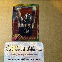 Dikembe Mutombo  On-Card Autograph 