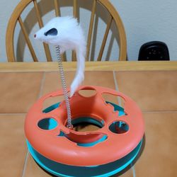Interactive Cat Toy with Mouse