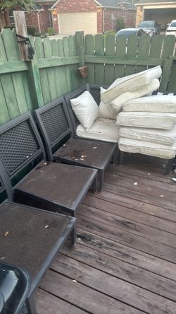Five piece outdoor couch 77407
