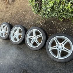 19 X 8.5 Velox Vulcan Wheels Rims 245 45 19 Tires