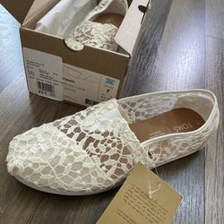 Toms Bridal Lace Shoes