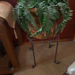 End Table Riser With Plants