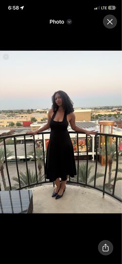 Fashion nova black halter dress