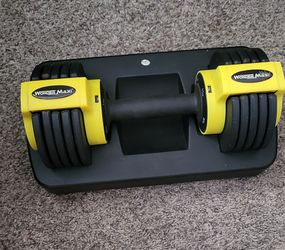 Wonder maxi adjustable dumbbells 5 in1 ,from 8 - 24 lb