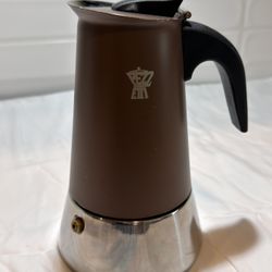 Pezzetti Steelexpress Moka Pot - 2 Cup Shooting Brown