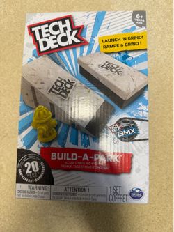 Tech deck build a park. Launch n grind.