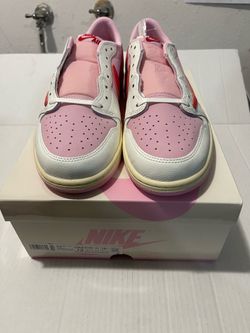 Jordan 1 low og sp Travis Scott sail tropical pink men sz 13 ds new