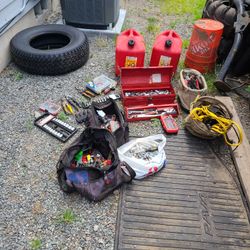 Tools And Gas Cans 
