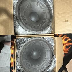 2 Eminence Delta 15 Inch Speakers