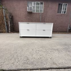 CB2 Low Dresser Chest Of Drawers Cabinet Tv Stand.